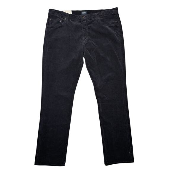 Citizens of Humanity The Gage Plush Micro Corduroy Pants Black Size 40 NWT - Picture 1 of 13